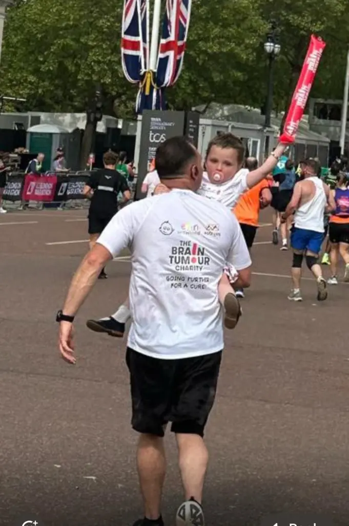 Brain tumour charity london marathon fundraising