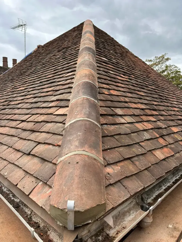 Ridge tile repair detail